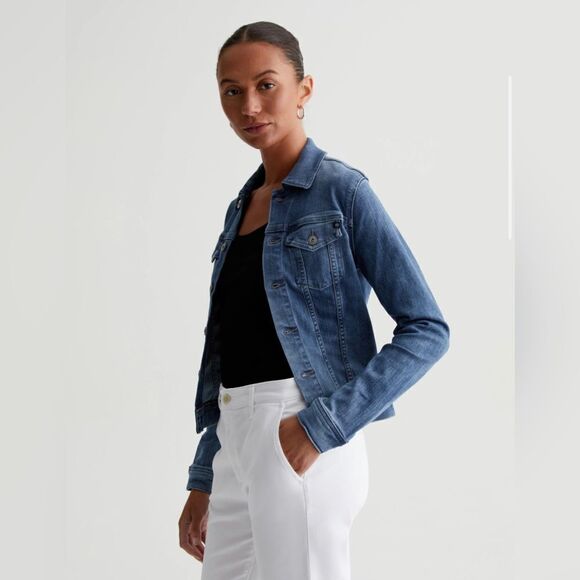 AG Denim Slim Jacket szie M - Picture 2 of 15